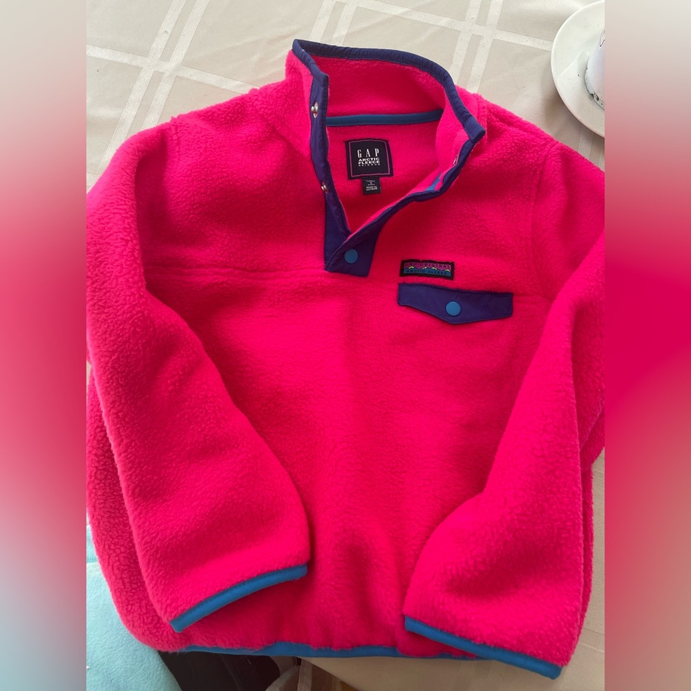 Gap, toddler girl pink fleece